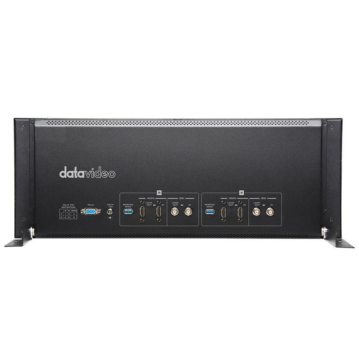 Datavideo TLM-102 3G対応 4Uラックマウント型10インチワイド液晶2連モニター