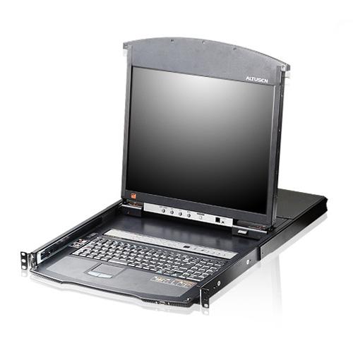 ATEN KL1516AINJJL 19インチLCD デュアルスライド 16ポート Over IP 