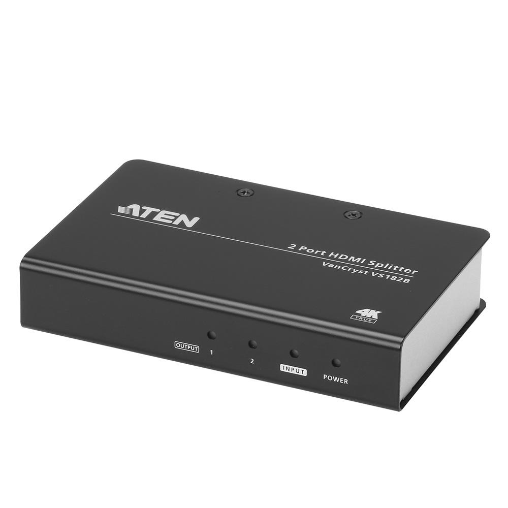 【新品】HDMI 2分配器(True 4K対応) ATEN VS182B ATEN VS182B HDMI 2分配器(True 4K対応) - 業務用撮影・映像・音響