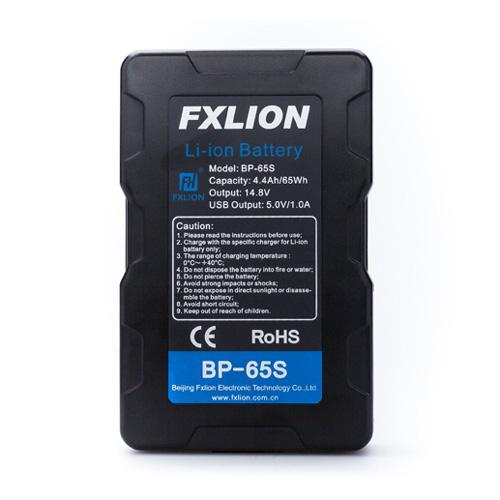 FXLION BP-65S Vマウントリチウムイオンバッテリー(14.8V/65Wh)