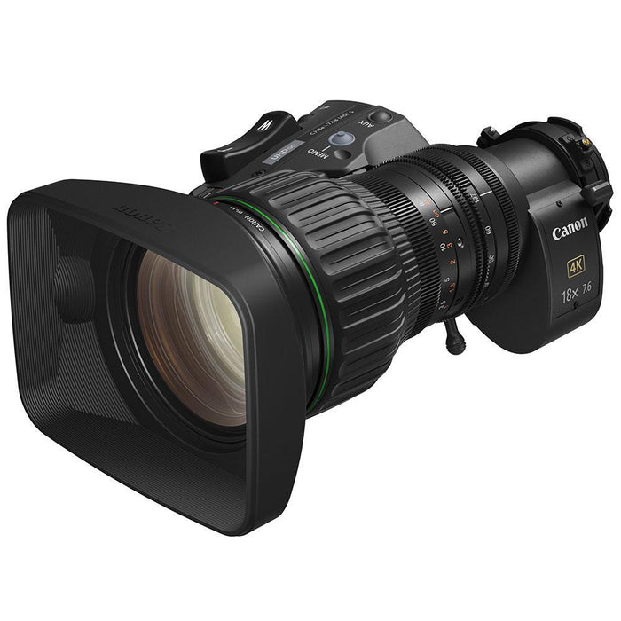 Canon CJ18e×7.6B IRSE S 4K放送用カメラ対応ポータブルズームレンズ