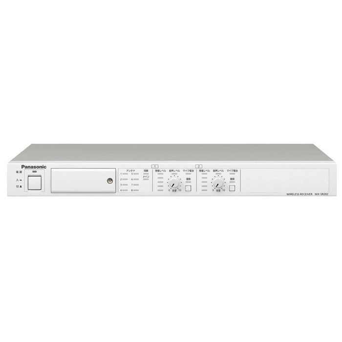 Panasonic WX-SR202 1.9GHz帯デジタルワイヤレスマイクシステム ワイヤレス受信機(2ch)