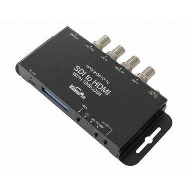 VideoPro VPC-SH3STD-TC SDI to HDMIコンバーター(タイムコード表示機能付)