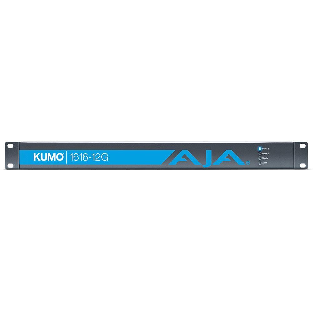 完動品】AJA KUMO 1616-12G ルーター （電源つき） AJA Video Systems