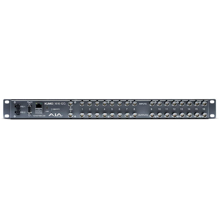 AJA Video Systems KUMO 1616-12G 16x16 12G-SDIルーター
