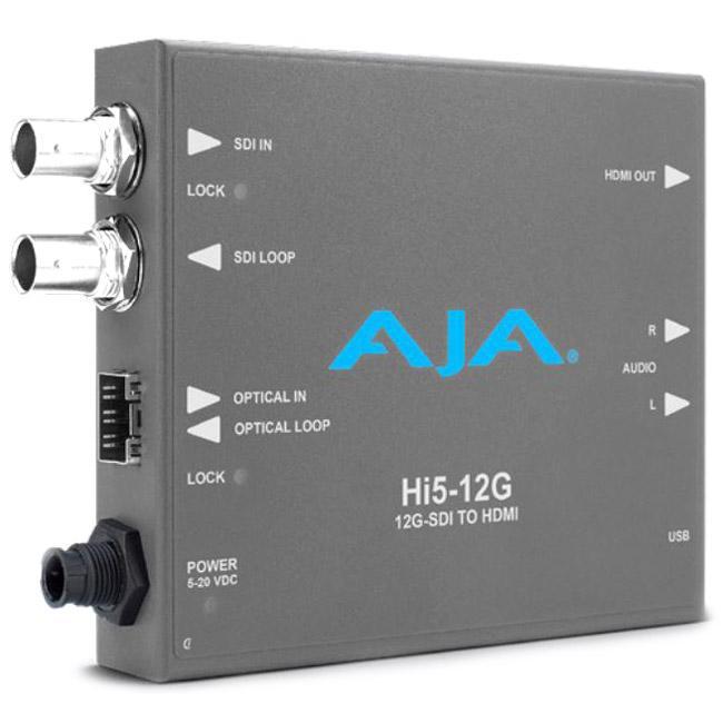 【大創業祭】AJA Video Systems Hi5-12G 12G-SDI→HDMI 2.0 コンバーター(SFP無)