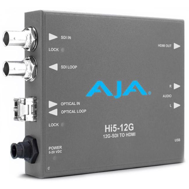 AJA Video Systems Hi5-12G-TR Hi5-12G 12G-SDI to 4K HDMI(TR SFP付き