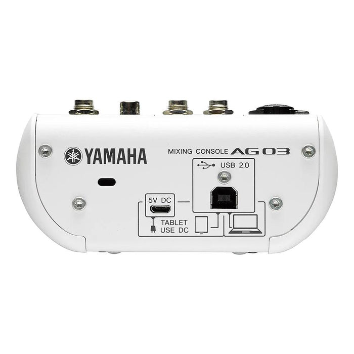 【生産完了】YAMAHA AG03 3チャンネルミキサー/USBオーディオインターフェイス