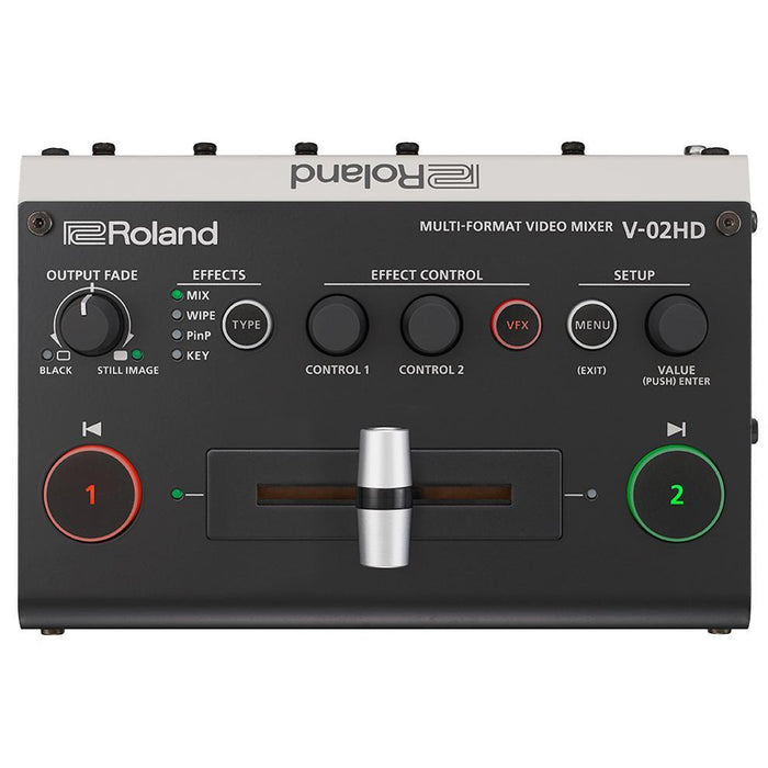 【生産完了】Roland V-02HD 2チャンネルマルチフォーマットビデオミキサー