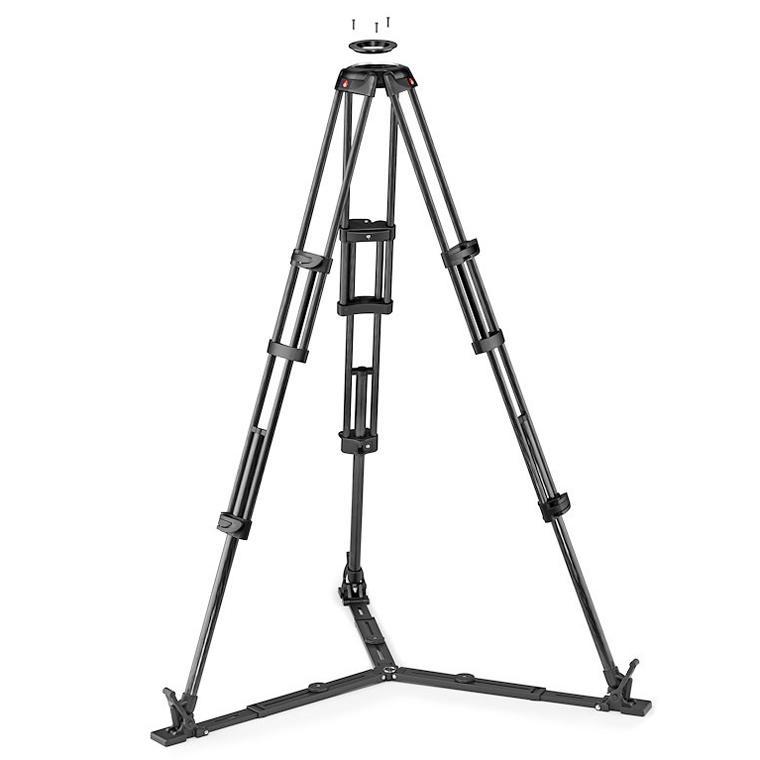 Manfrotto MVTTWINGC カーボンツインビデオ三脚(グラウンドスプレッダー付属) 業務用撮影・映像・音響・ドローン専門店 システムファイブ Manfrotto カーボンツインビデオ三脚 グラウンドスプレッダー付属 MVTTWINGC