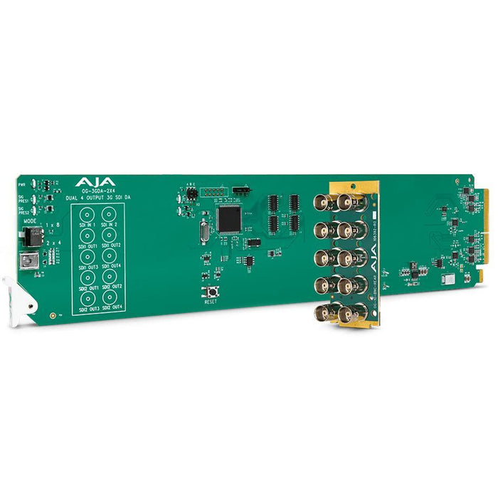 AJA Video Systems OG-3GDA-2X4 openGear 準拠 2入力 4出力 3G-SDI リクロッキングディストリビューションアンプ