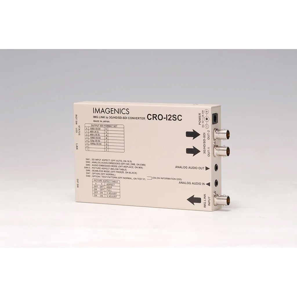 IMAGENICS CRO-I2SC 3G/HD/SD-SDIコンバーター IMAGENICS CRO-I2SC IMG.LINK to 3G/HD/SD-SDI変換器 - 業務用撮影