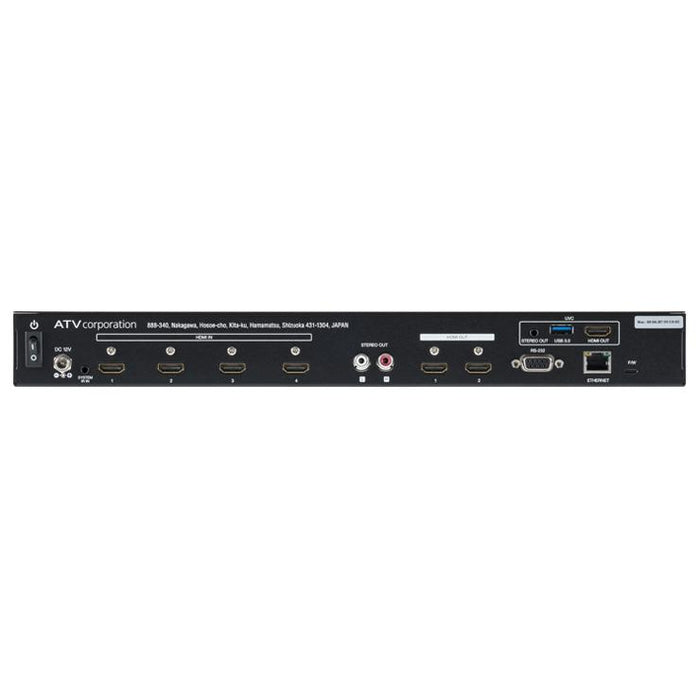 ATV AV-4K-4X1 4チャンネルマルチフォーマットシームレススイッチャー