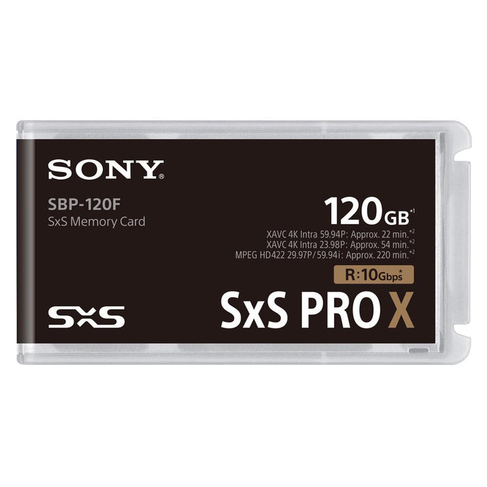 SONY SBP-120F SxSメモリーカード SxS PRO Xシリーズ 120GB