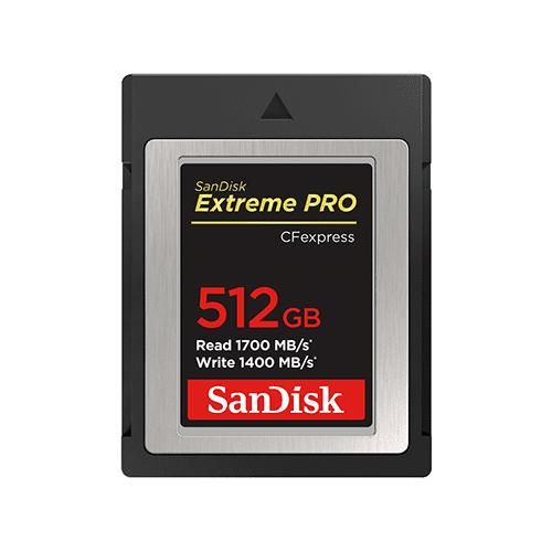 【生産完了】SanDisk SDCFE-512G-JN4IN エクストリーム プロ CFexpress Type B カード 512GB