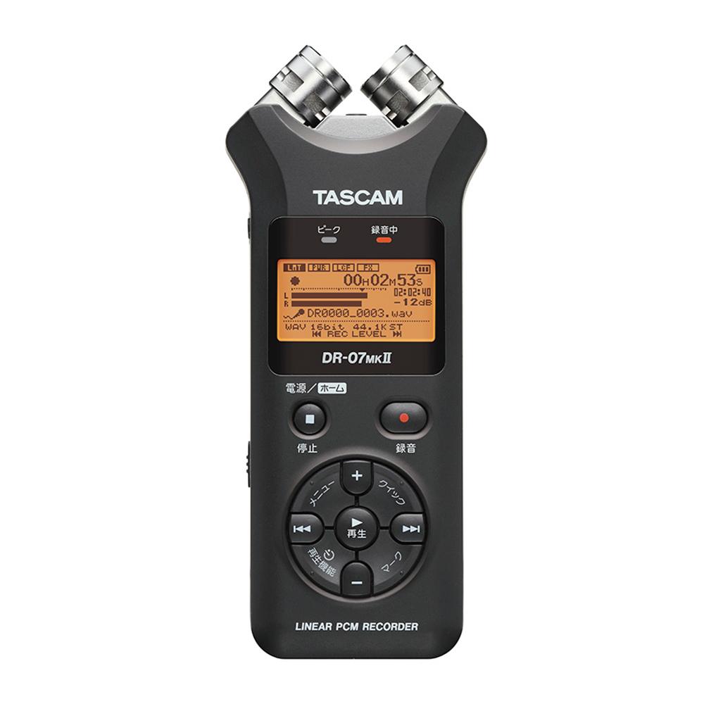 生産完了】TASCAM　業務用撮影・映像・音響・ドローン専門店　リニアPCMレコーダー　DR-07MKII　VER2　システムファイブ