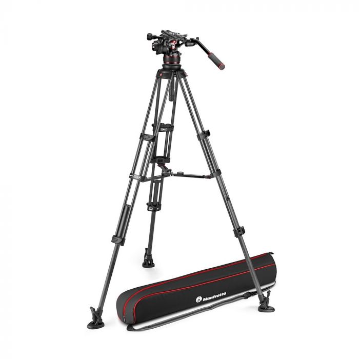 【ワケあり品】Manfrotto MVK612TWINMC ナイトロテック612ビデオ雲台+カーボンツイン三脚MS