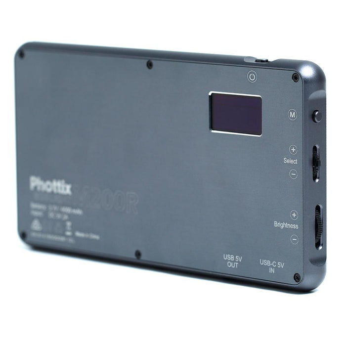 Phottix M200R RGB Light RGBマルチカラー ポータブルLEDライト