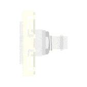 CANARE CPS-JRUK-W 壁用AVコンセント CPSシリーズ BNC （メス-メス/12G-SDI対応） ホワイト