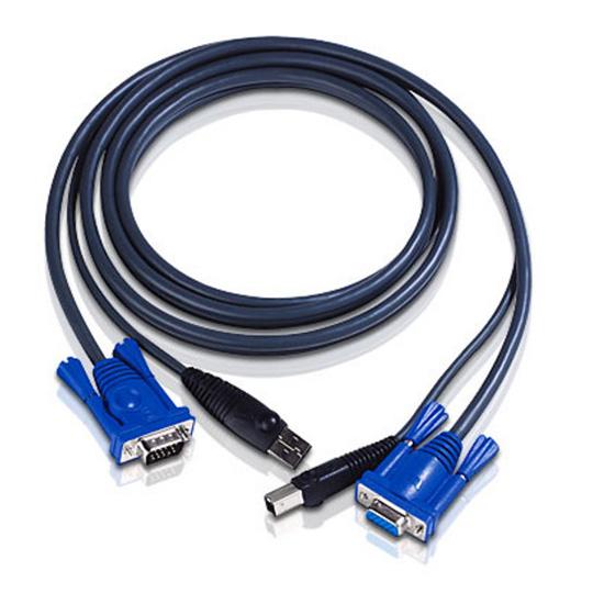 ATEN 2L-5003U KVMケーブル VGA/USB 3m