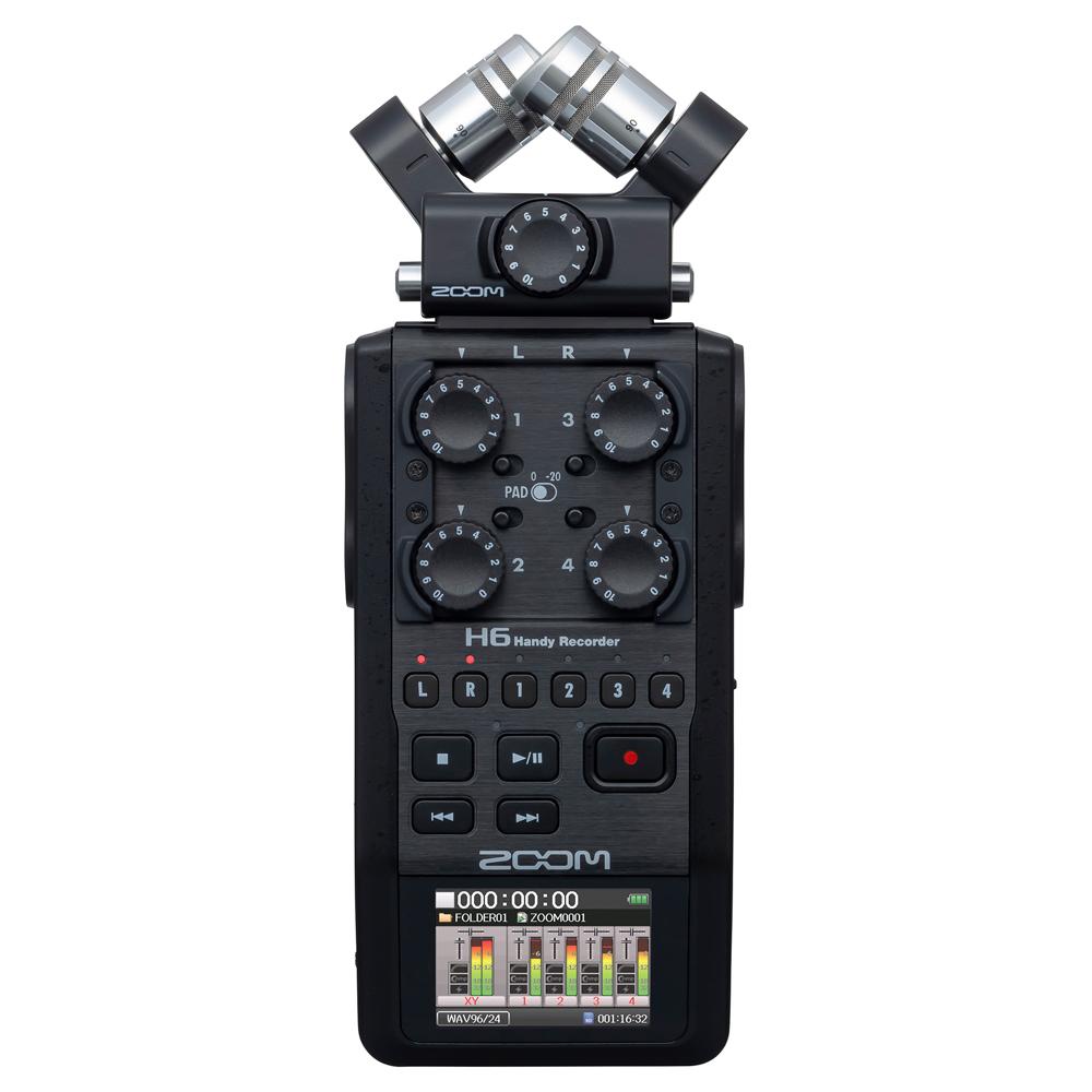 特典付き】ZOOM H6/BLK ハンディレコーダー - 業務用撮影・映像・音響