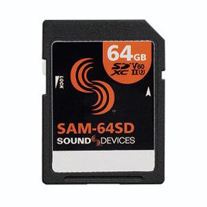 SOUND DEVICES SAM-64SD SDカード(64GB)
