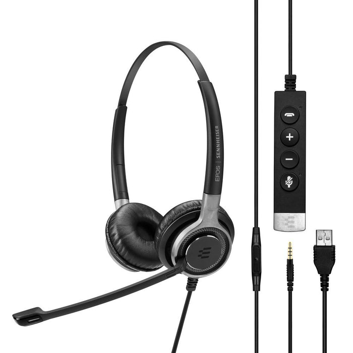 EPOS|SENNHEISER 507257 両耳USBヘッドセット SC 665 USB