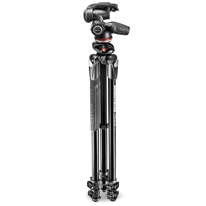 Manfrotto MK290DUA3-3W 290DUALアルミニウム三脚+3ウェイ雲台キット