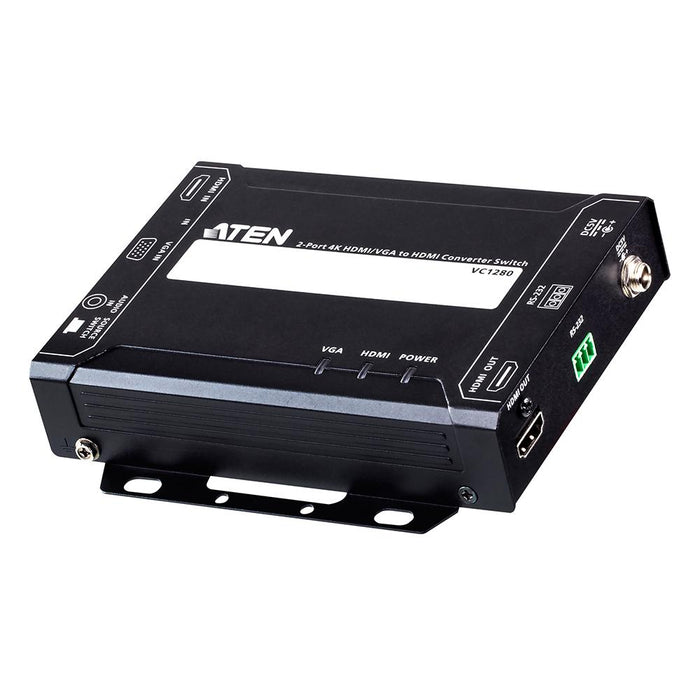 ATEN VC1280 2ポート HDMI/VGA→HDMIコンバータースイッチ（4K対応)