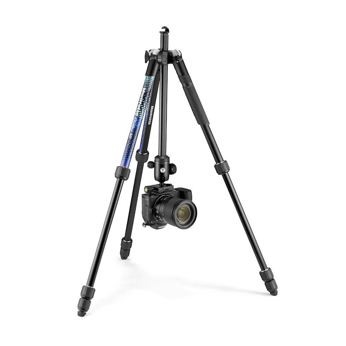 Manfrotto MKELMII4BL-BH Element MII アルミニウム4段三脚キットBL