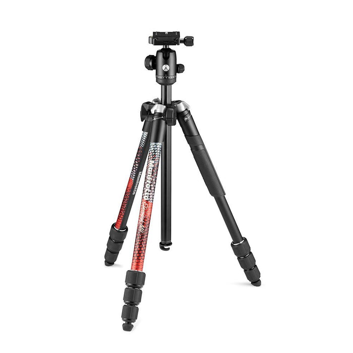 Manfrotto MKELMII4RD-BH Element MII アルミニウム4段三脚キットRD