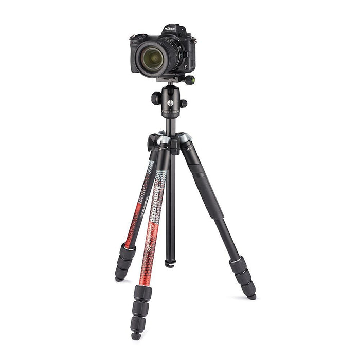 Manfrotto MKELMII4RD-BH Element MII アルミニウム4段三脚キットRD