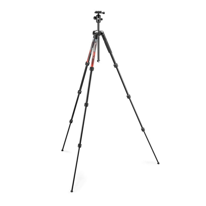 Manfrotto MKELMII4RD-BH Element MII アルミニウム4段三脚キットRD