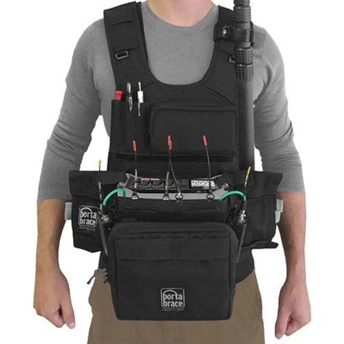 Porta-Brace ATV-F4 Audio Tactical Vest Zoom 8 |Black