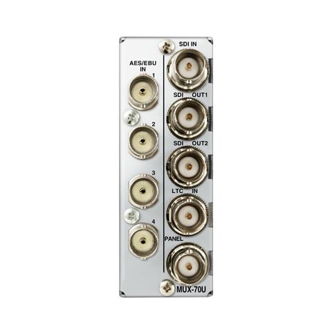 VIDEOTRON MUX-70U 12G対応音声マルチプレクサー(デジタル4入力)