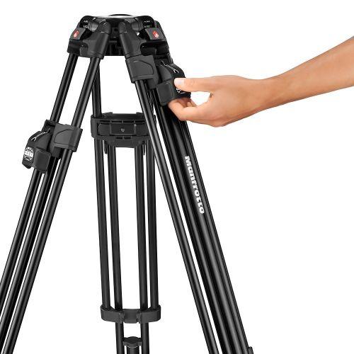 Manfrotto MVK608TWINFA ナイトロテック608ビデオ雲台+645FASTアルミ三脚