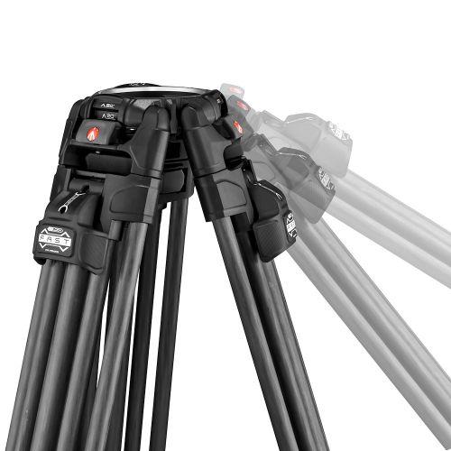 Manfrotto MVK608TWINFC ナイトロテック608ビデオ雲台+645FASTカーボン三脚