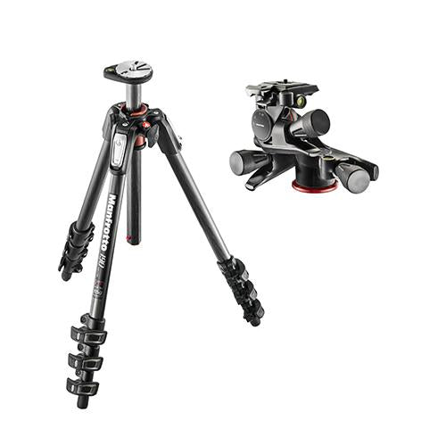 Manfrotto JP-MK190C4-3WG 190プロカーボン4段三脚+XPROギア付き雲台キット