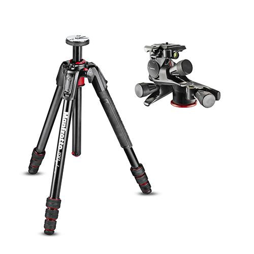 Manfrotto JP-MK190GA4-3WG 190go!アルミニウム4段三脚+XPROギア付き雲 