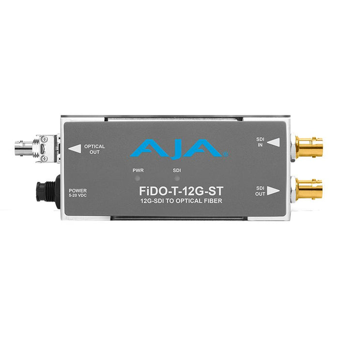 AJA Video Systems FiDO-T-12G-ST 12G-SDI→シングルモードST Fiberトランスミッター