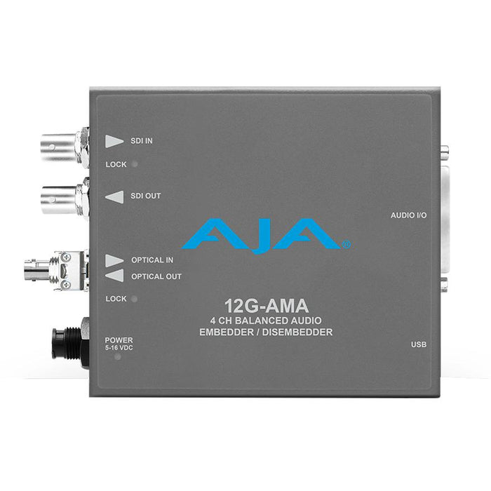 AJA Video Systems 12G-AMA 12G-SDIアナログオーディオエンベッダー/ディスエンベッダー