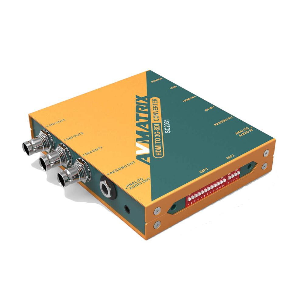 AVMATRIX SC2031 HDMI/ビデオ to 3G-SDI スケーリングコンバーター