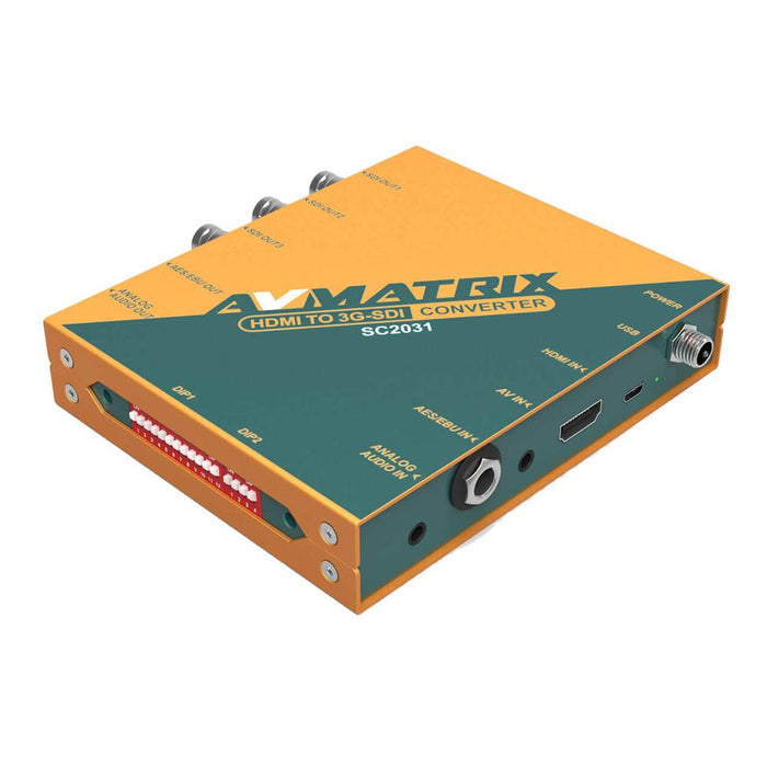 AVMATRIX SC2031 HDMI/ビデオ to 3G-SDI スケーリングコンバーター