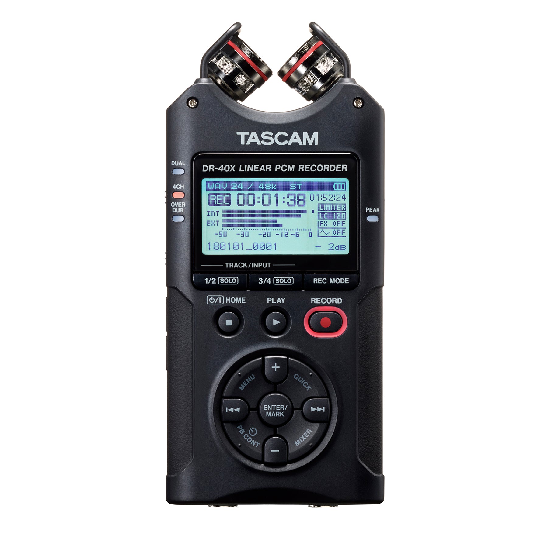 TASCAM DR-40X 4トラックデジタルオーディオレコーダー/USBオーディオインターフェース 業務用撮影・映像・音響・ドローン専門店  システムファイブ