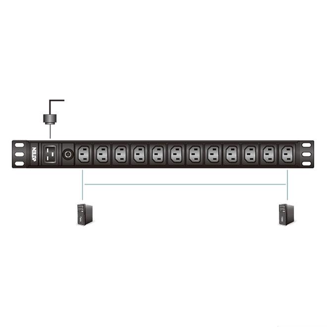 ATEN PE0212A 12ポート ベーシックPDU