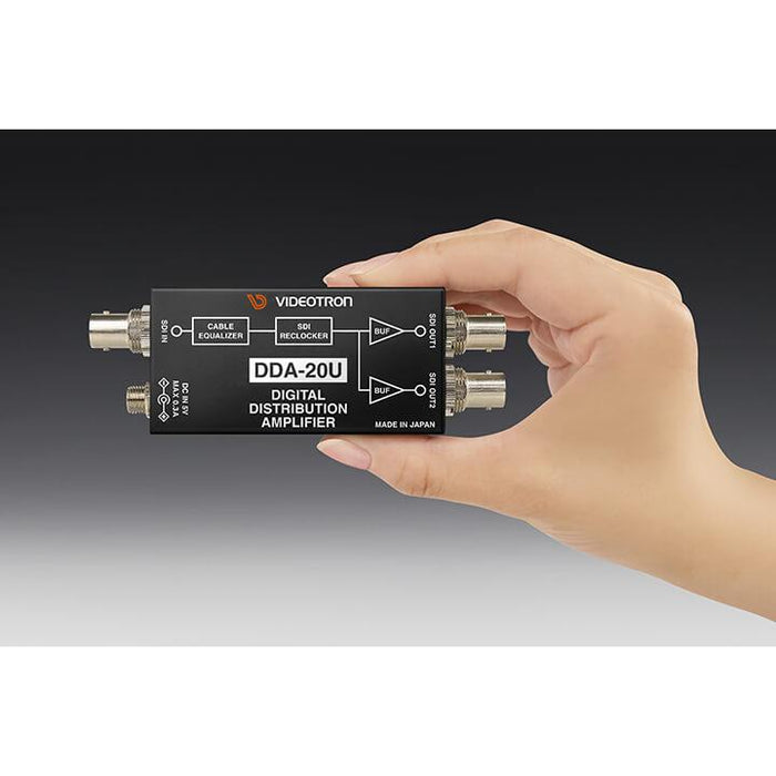 VIDEOTRON DDA-20U 12G対応SDI信号2分配器
