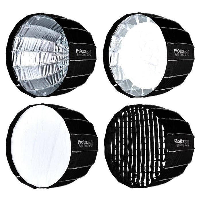 Phottix Raja Deep Quick-Folding Softbox 60cm Raja Deep Quick-Folding ライティングソフトボックス 60cm