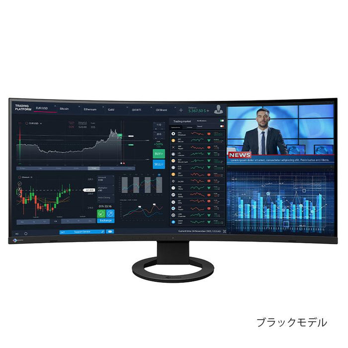 EIZO EV3895-WT FlexScan 37.5型カラー液晶4Kモニター（ホワイト）