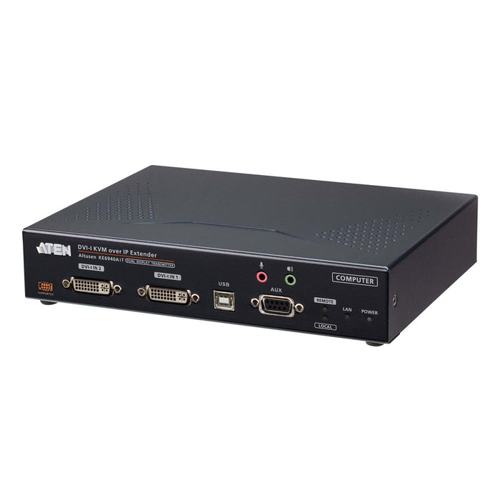 ATEN KE6940AiT DVI-Iデュアルディスプレイ IP-KVMトランスミッター(インターネットアクセス/デュアル電源/LAN対応  業務用撮影・映像・音響・ドローン専門店 システムファイブ