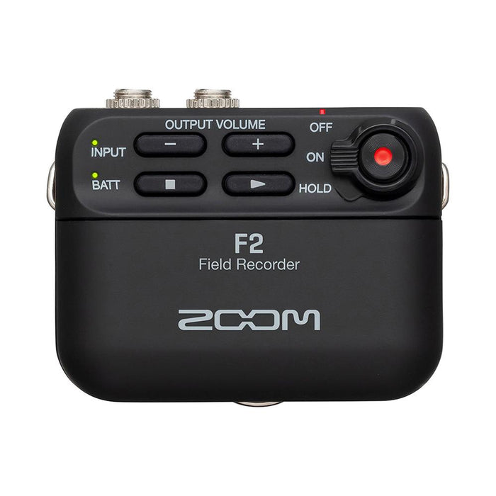 ZOOM F2/B ラベリアマイク付きフィールドレコーダー（ブラック）